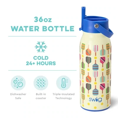 Swig Pickleball Flip+Sip Bottle 36oz
