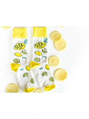 Suck It Lemon Socks 