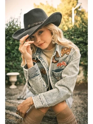 Blue B Light Wash Rodeo Denim Jacket