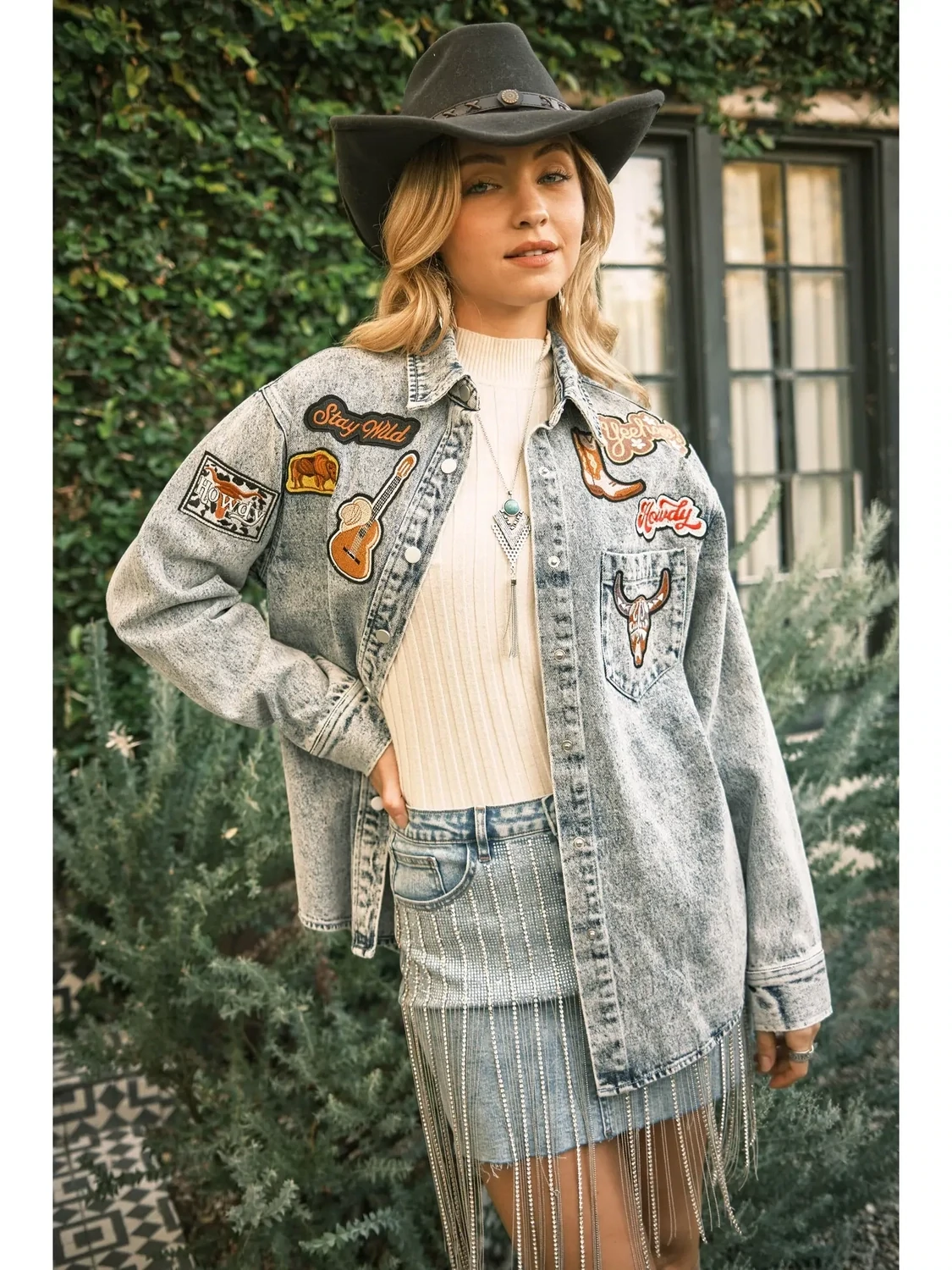 Blue B Light Wash Rodeo Denim Jacket