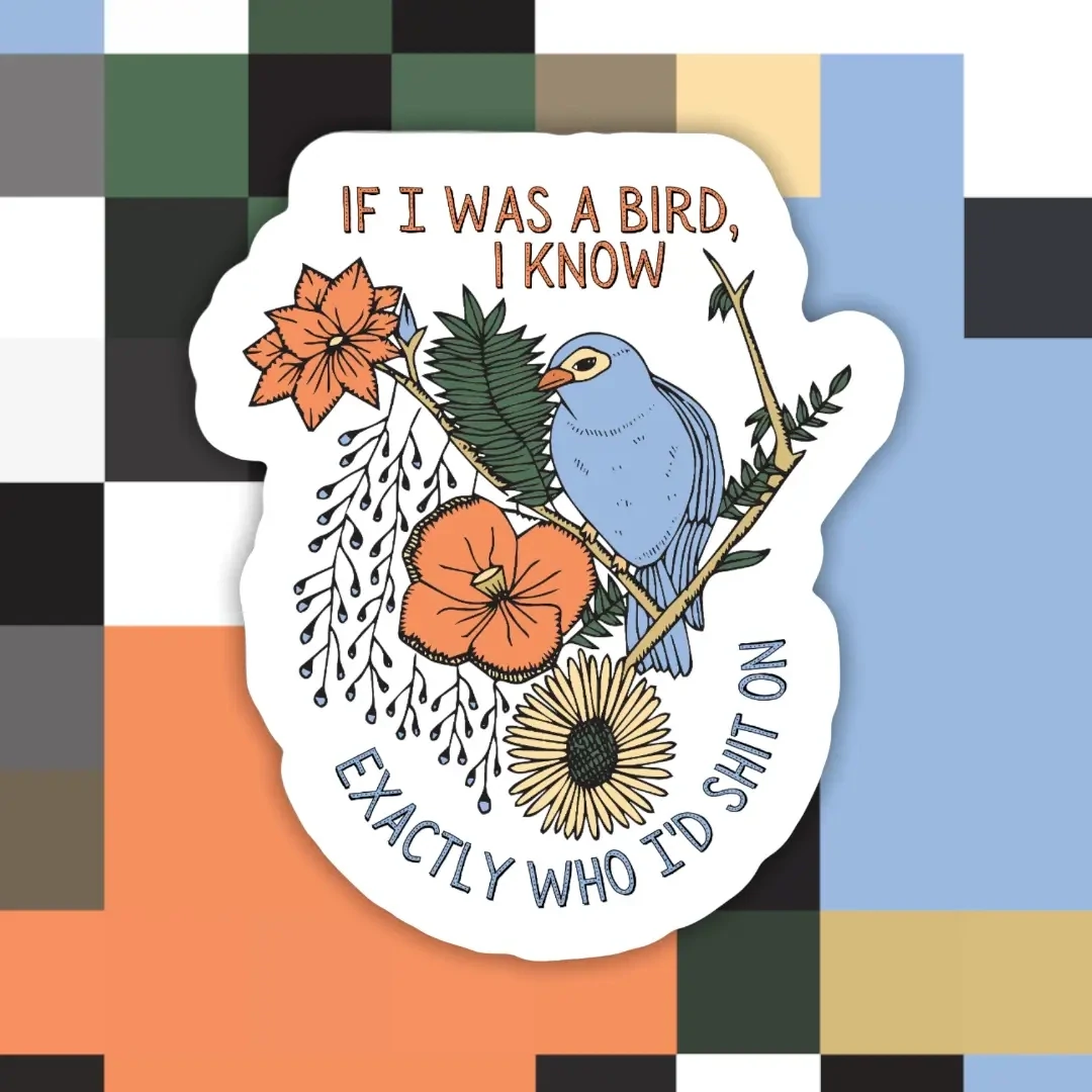 If I Was A Bird Sticker