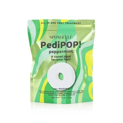 Spongelle Peppermint PediPop Buffer