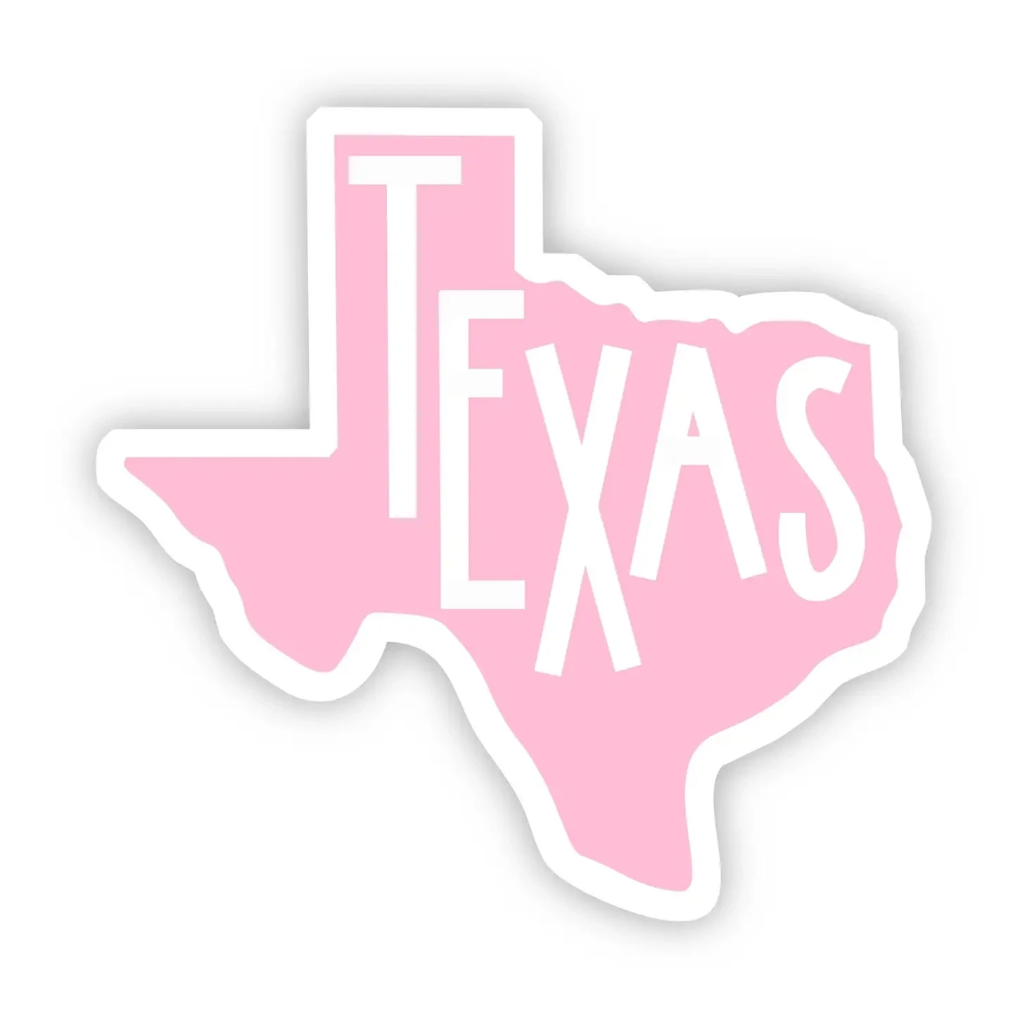 Pink Texas Sticker