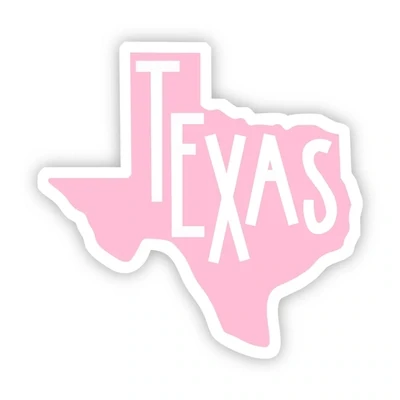 Pink Texas Sticker