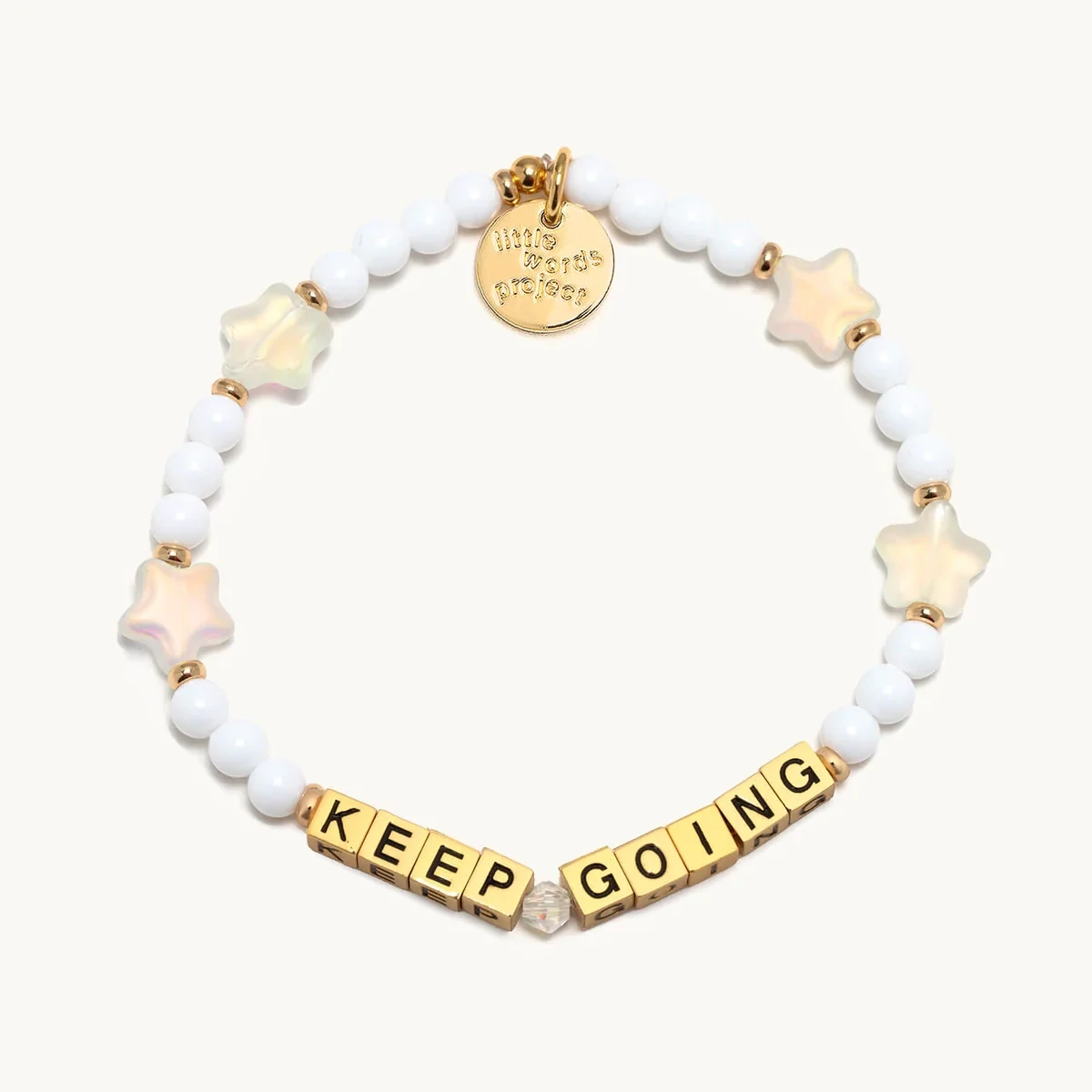 Little Words Keep Going Gold Bracelet 