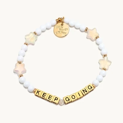 Little Words Keep Going Gold Bracelet 