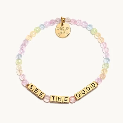 Little Words See The Good Gold Bracelet