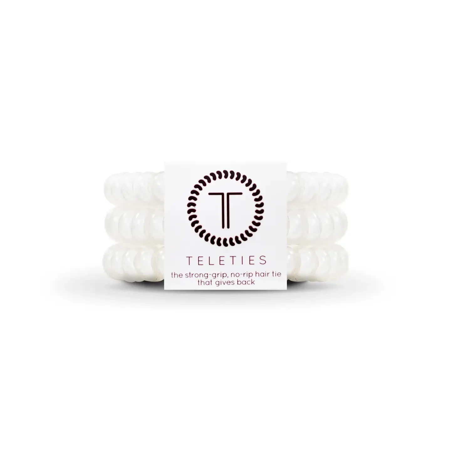 Teleties Coconut White Small Hair Coils 