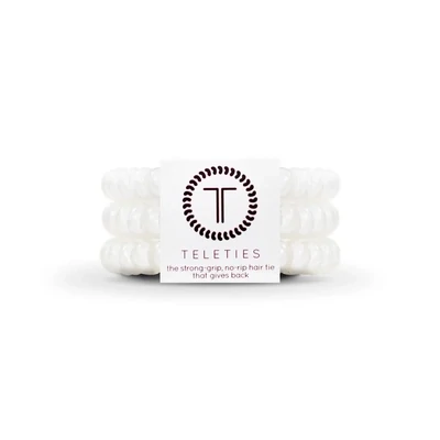 Teleties Coconut White Small Hair Coils 