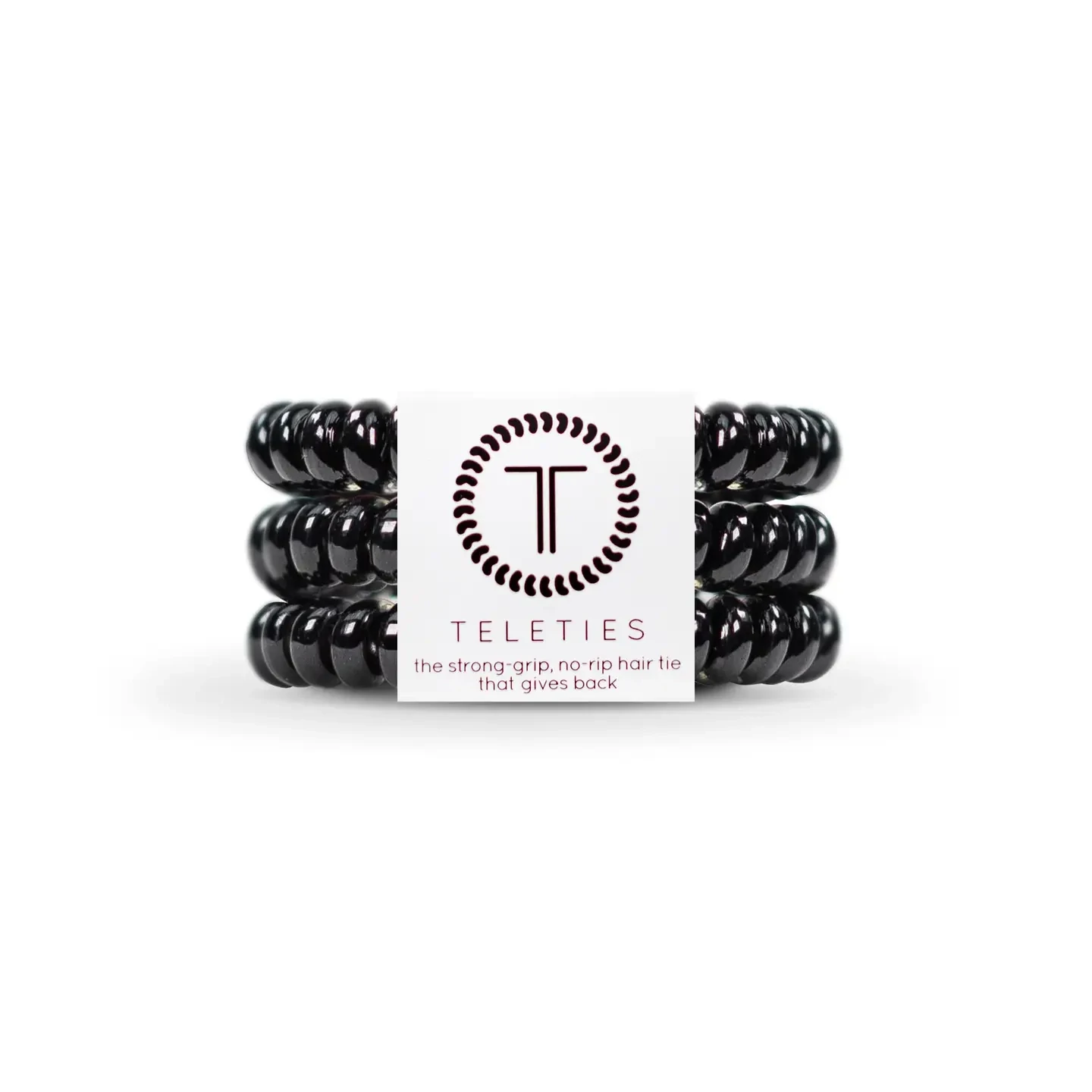 Teleties Jet Black Small Hair Coils