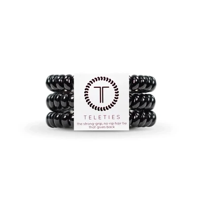Teleties Jet Black Small Hair Coils