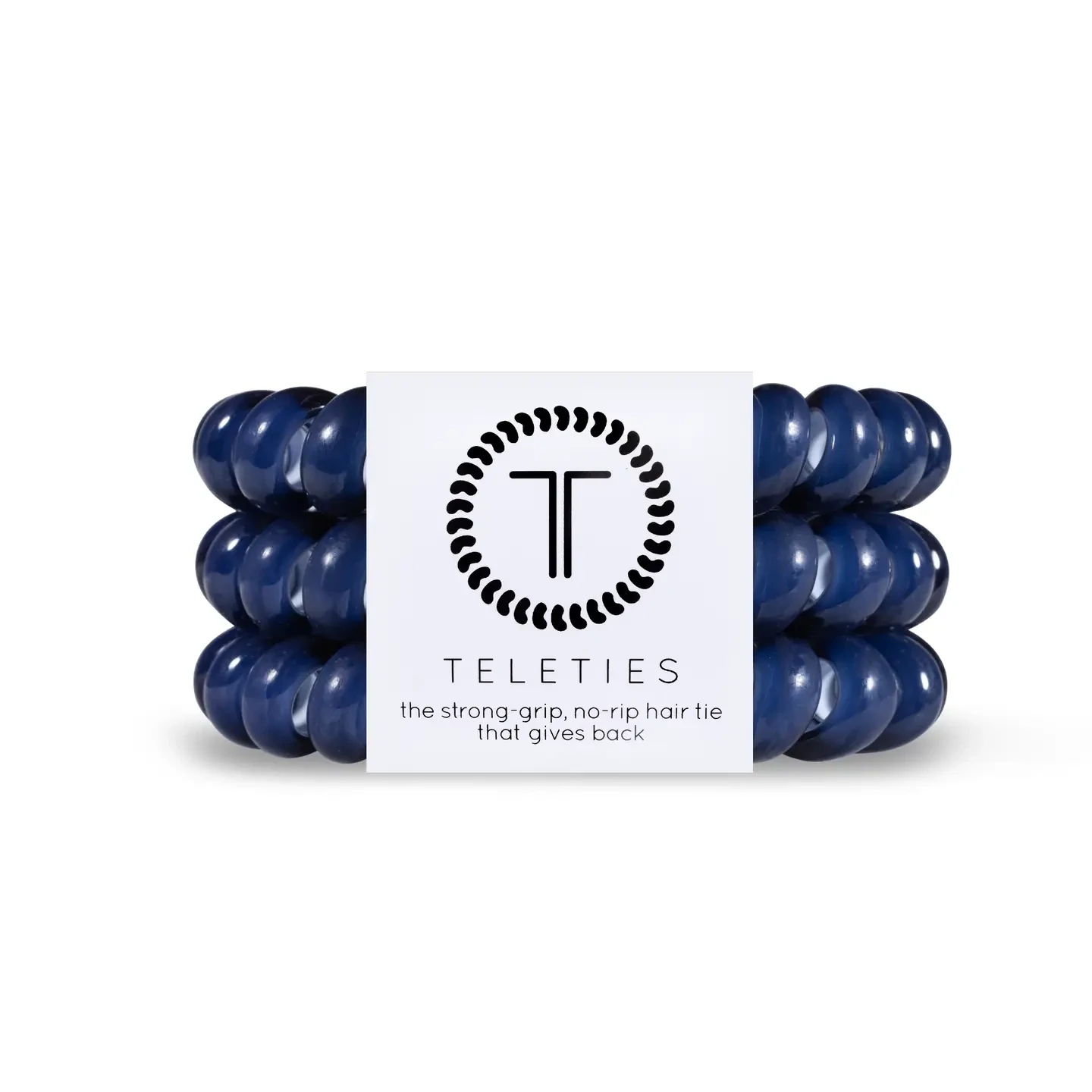 Teleties Nantucket Navy Large Hair Coils