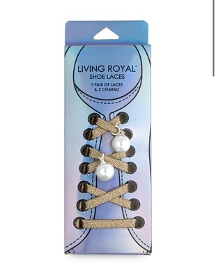 Living Royal Shoe laces and Charm Set