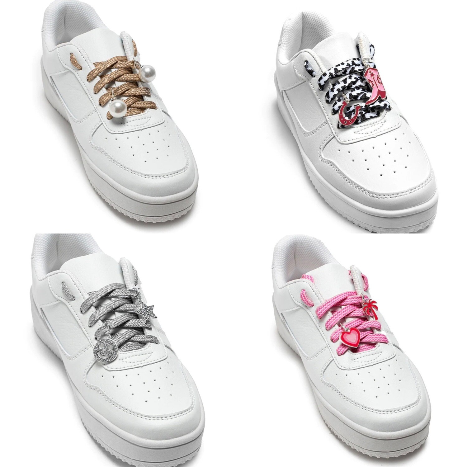 Living Royal Shoe laces and Charm Set