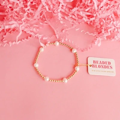 BB Gold Kate Pearl Bracelet 