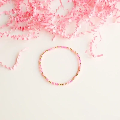BB Pink/Light Purple Sprinkle Bracelet