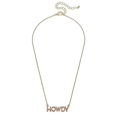 TX A&amp;M Howdy Necklace