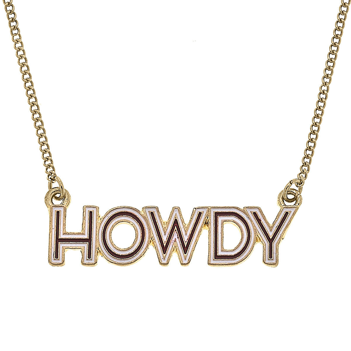 TX A&amp;M Howdy Necklace