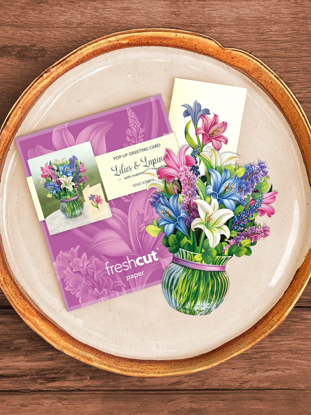 Freshcut Paper Mini Lillies/Lupines