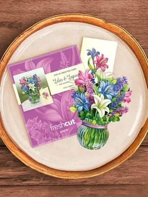 Freshcut Paper Mini Lillies/Lupines