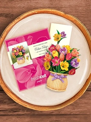 FreshcutPaper Mini Festive Tulips