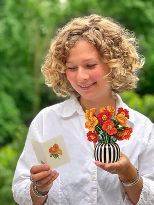 Freshcut Papr Mini French Poppies