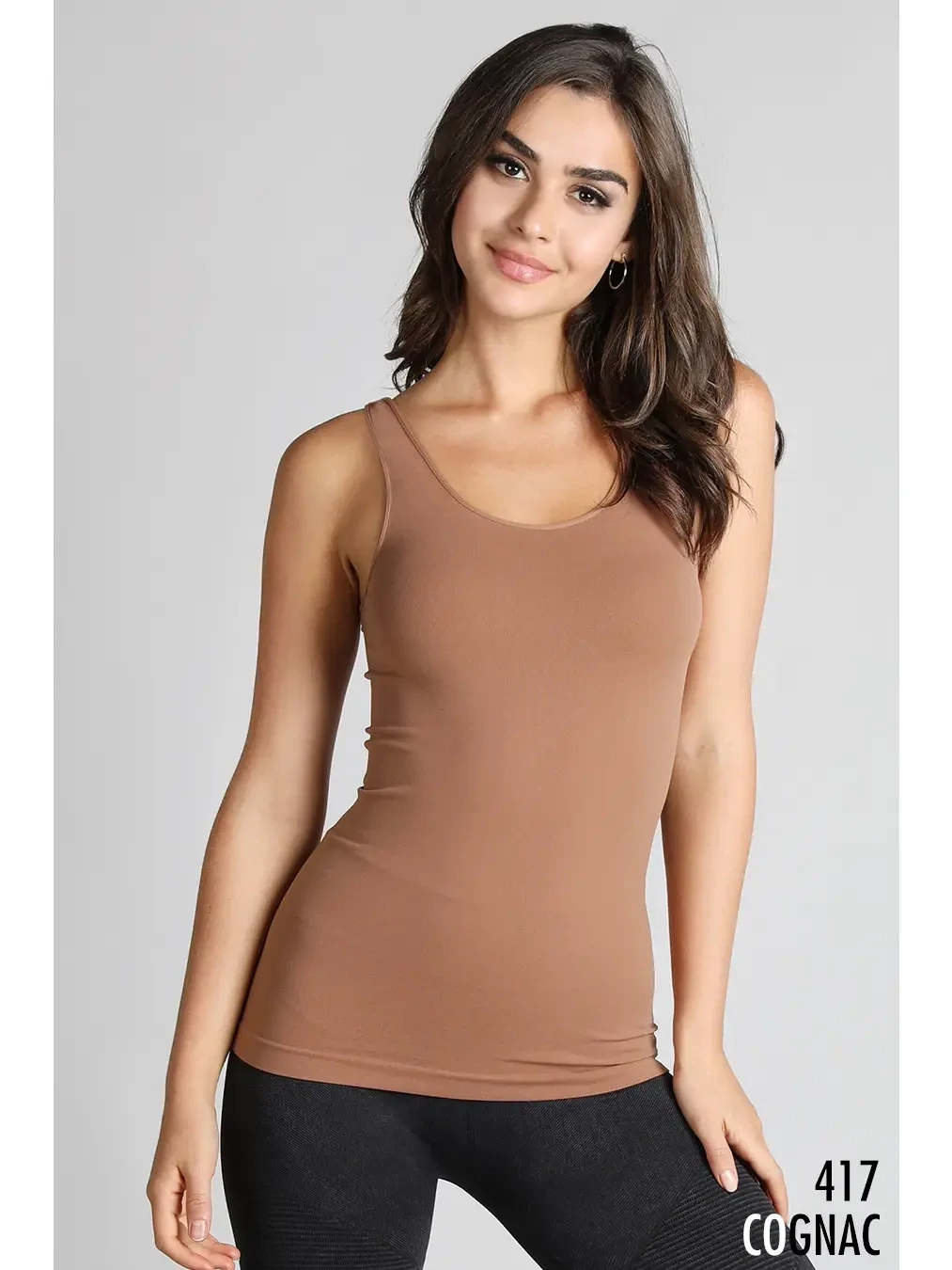 NikiBiki Cognac Jersey Tank