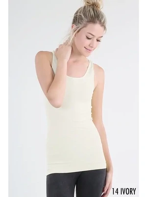 NikiBiki Ivory Jersey Tank