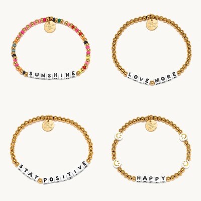 Little Words Gold Filled Stretch Bracelet