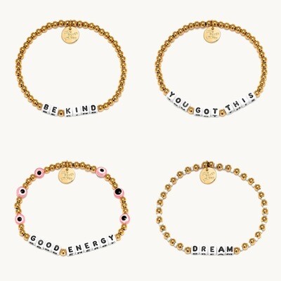 Little Words Gold Filled Stretch Bracelet