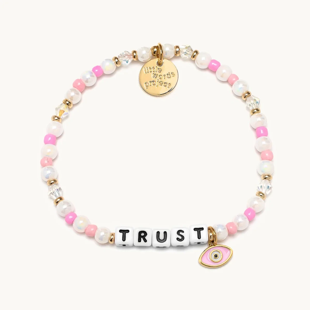 Little Words Trust Charm Bracelet