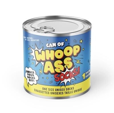 Can Of Whoop Ass Socks