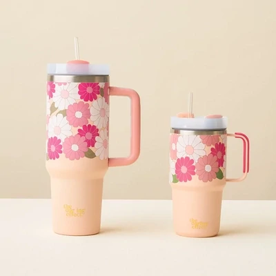 40Oz Take Me Everywhere Tumbler Daisy Craze Hot Pink