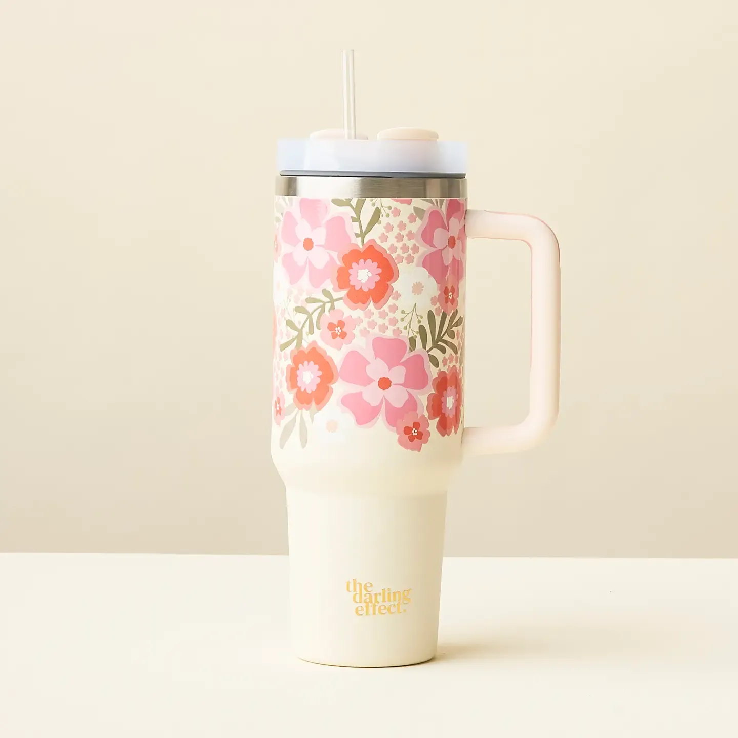 DARLING EFFECT 40oz Beyond Blooms Pink/Orange