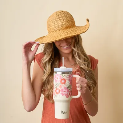 DARLING EFFECT 40oz Beyond Blooms Pink/Orange