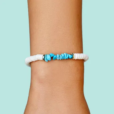 PuraVida Puka Shell Stretch Bracelet