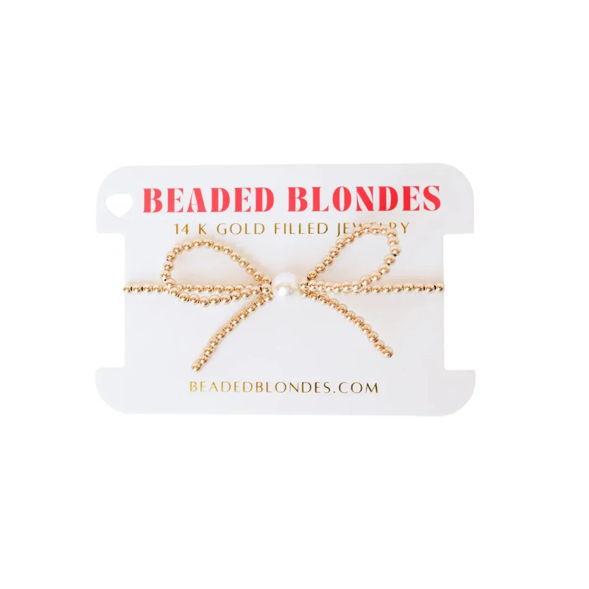 BB Gold Bow Bracelet