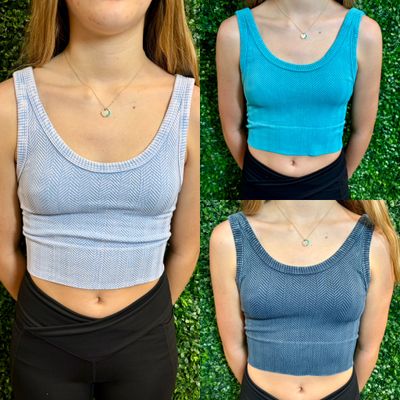 NIKIBIKI Vintage Reversible Herringbone Crop