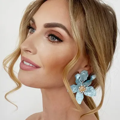 Blooming Flower Statement Earrings