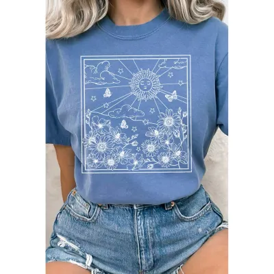 Kissed Apparel Sunny Blue T-shirt