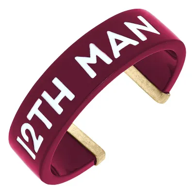 CANVAS 12TH Man Cuff Bracelet
