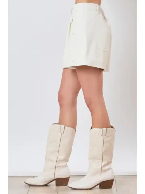 Rush Pearl Pleather Shorts