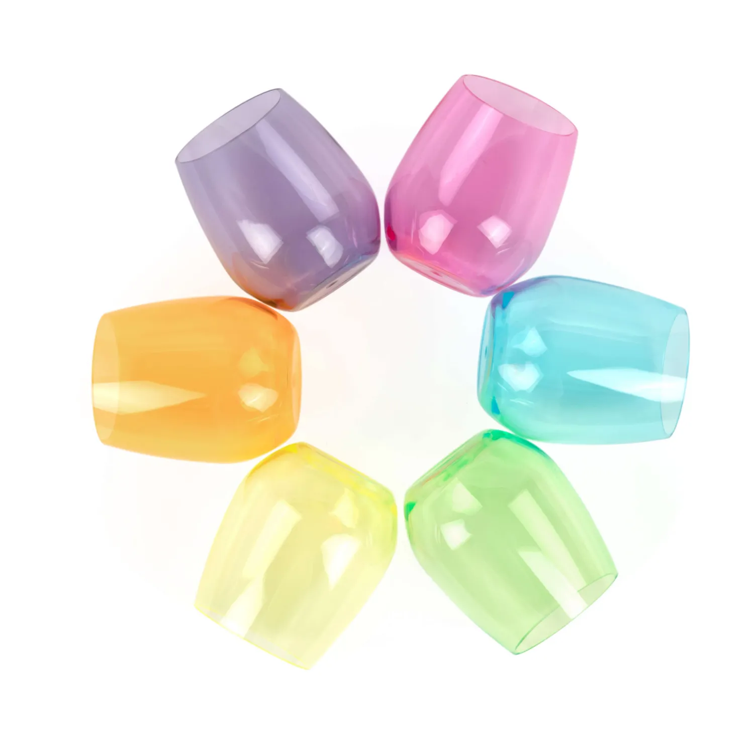 POP Bright Stemless Wine Glass
