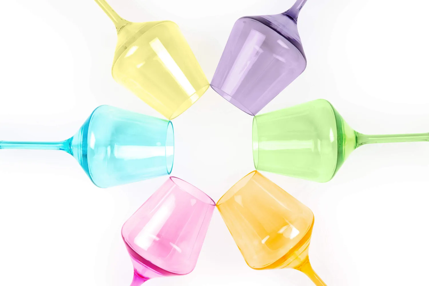 POP Bright Stemmed Wine Glass