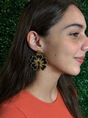 PRIA Open Miyuki Flower Earrings
