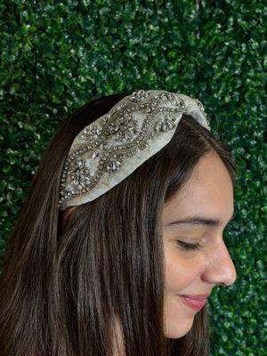 PRIA Lolita Silver Jewels Headband