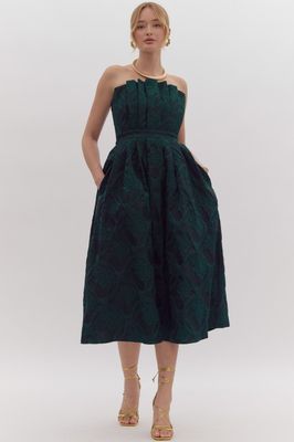 ENTRO Green Elizabeth Dress