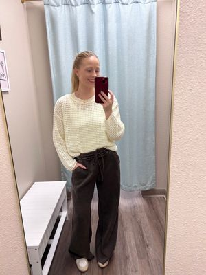 Zenana Ash Black Acid Wash Sweatpants