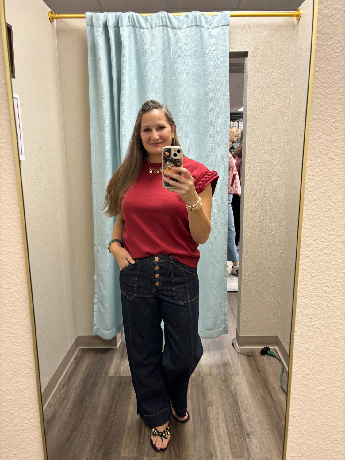 Entro Mia Braided Sleeve Top