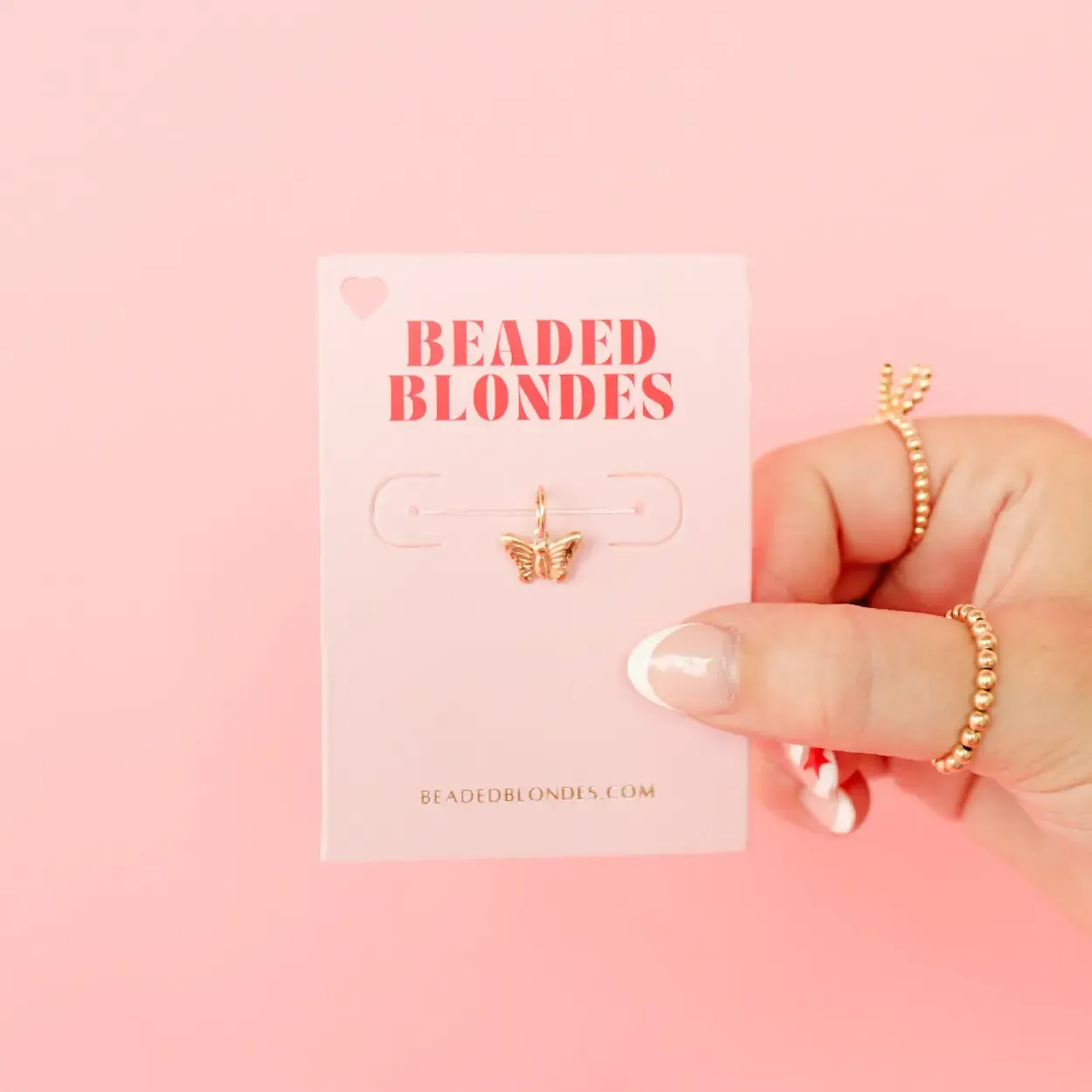 BB Gold Butterfly Charm